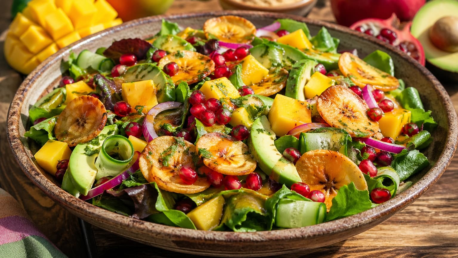 Delicious Baobab Sunset Crunch Salad
